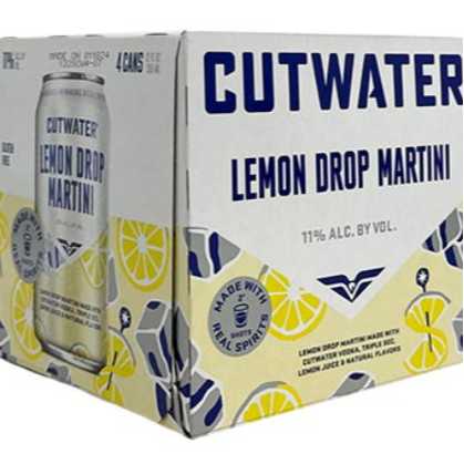 CUTWATER LEMON DROP MARTINI 4PK