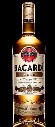 BACARDI GOLD RUM 375ML