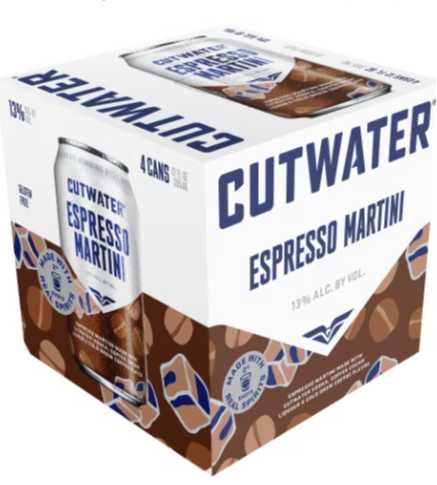 CUTWATER ESPRESSO MARTINI 4PK