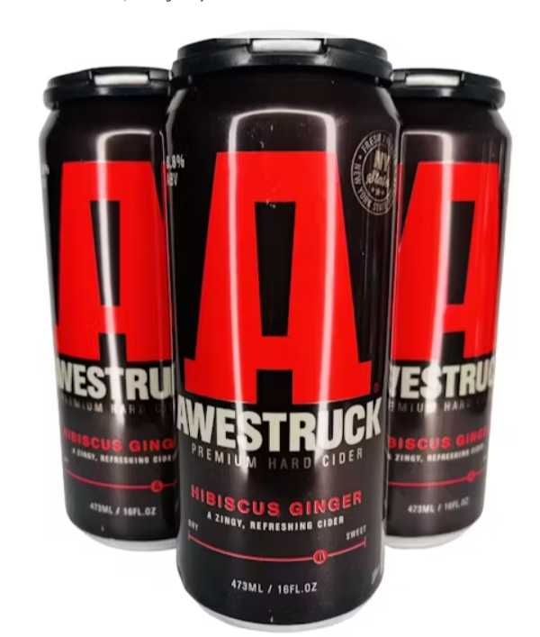 AWESTRUCK HIBISCUS GINGER CIDER 4 PK
