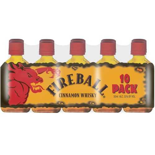 FIREBALL WHISKEY 10PK